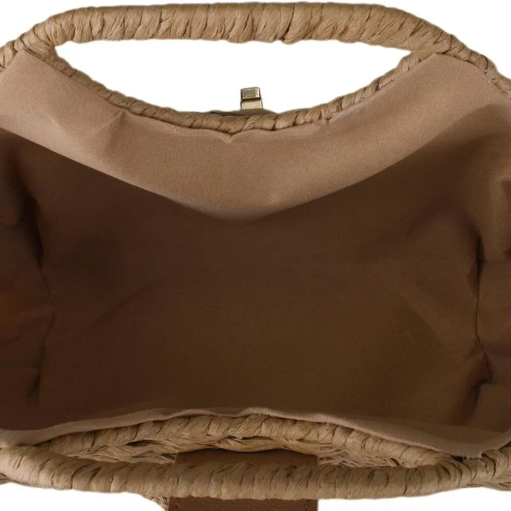 Straw Clutch Purses for Women Rattan Woven Beach Handbag Summer Purse with Detac - Picture 4 of 8